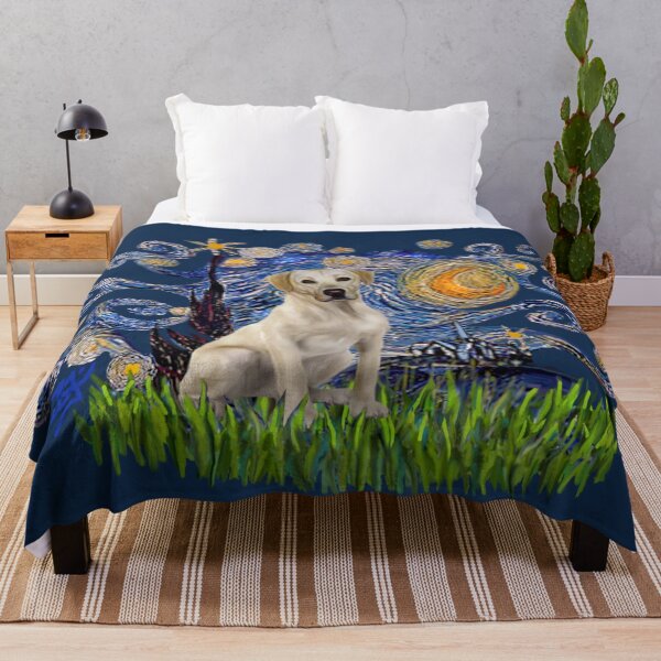 Item preview, Starry Night - Yellow Labrador Retriever designed and sold by JeanBFitzgerald.