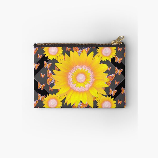 Item preview,  BLACK YELLOW FLORAL MONARCH BUTTERFLY PATTERNS  designed and sold by sharlesart.