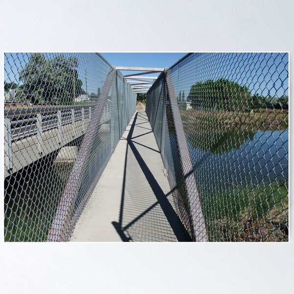 Item preview, Lines and Shadows ~ sidewalk bridge  designed and sold by Jan  Tribe.