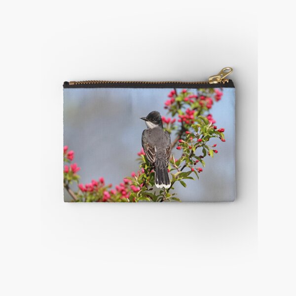 Item preview, Kingbird And Pink Blossom Buds designed and sold by Deb Oppermann.