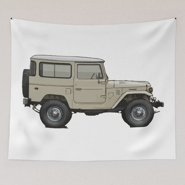 Item preview, FJ40 Illustration designed and sold by ChaseBig.
