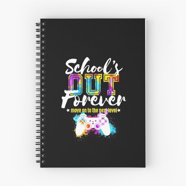 Item preview, School's out forever gamer graduation gift Move on to the next level funny college  designed and sold by alenaz.