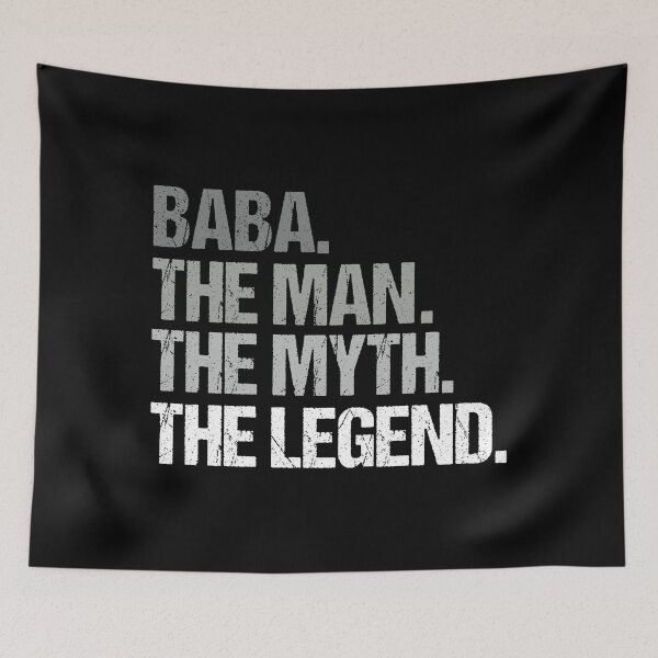 Item preview, Idea de regalo para el día del padre de Baba The Man Myth Legend designed and sold by haselshirt.