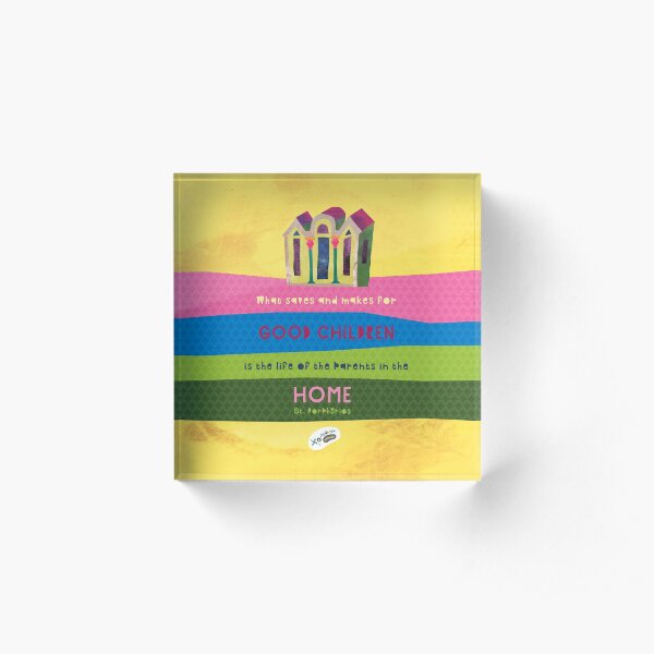 St. Porphyrios quote Acrylic Block