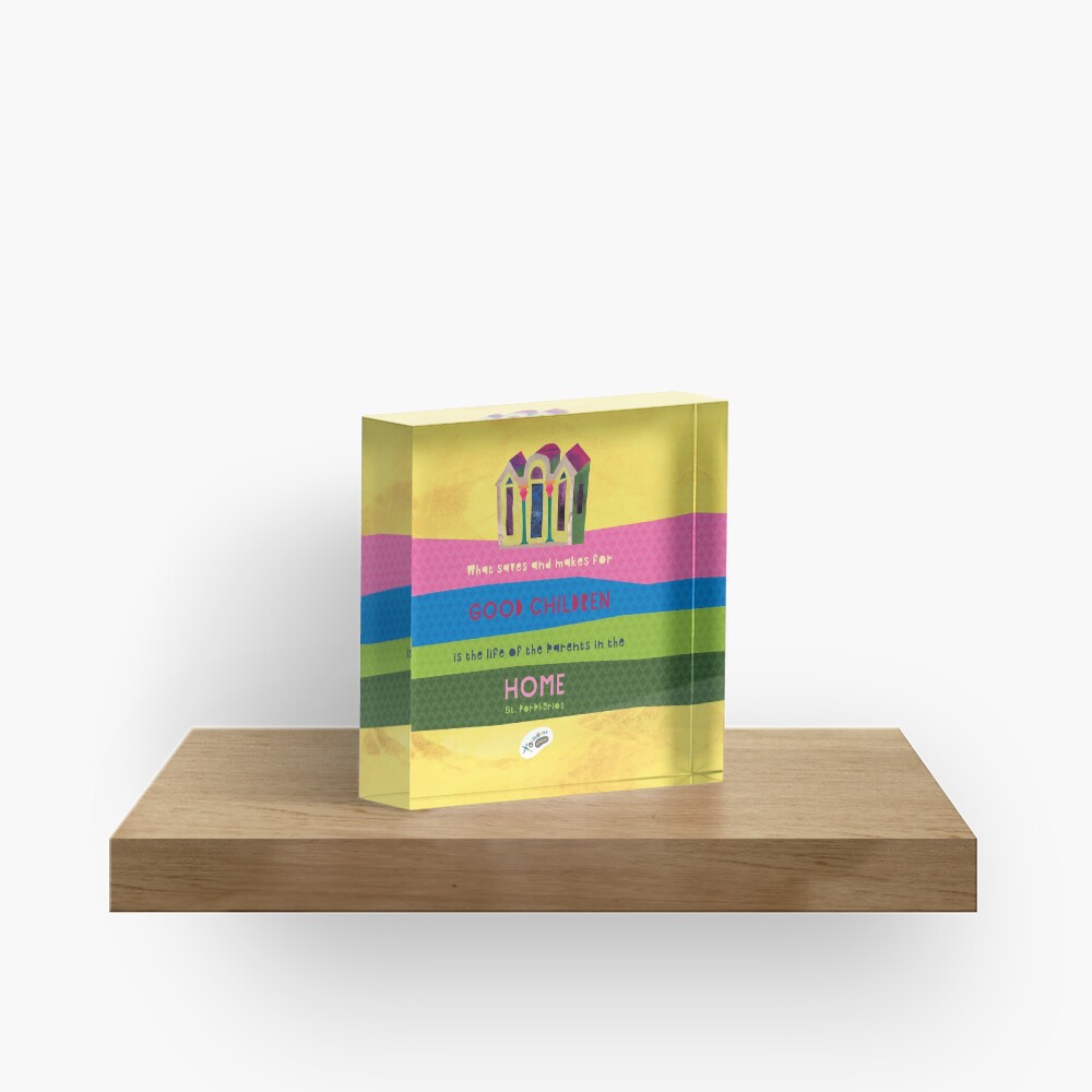 St. Porphyrios quote Acrylic Block
