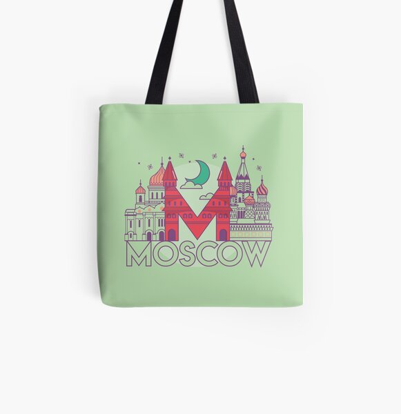 Moscow All Over Print Tote Bag