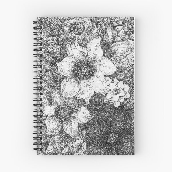 Item preview, Slover-Black and White-Floral#1 designed and sold by keithslover.