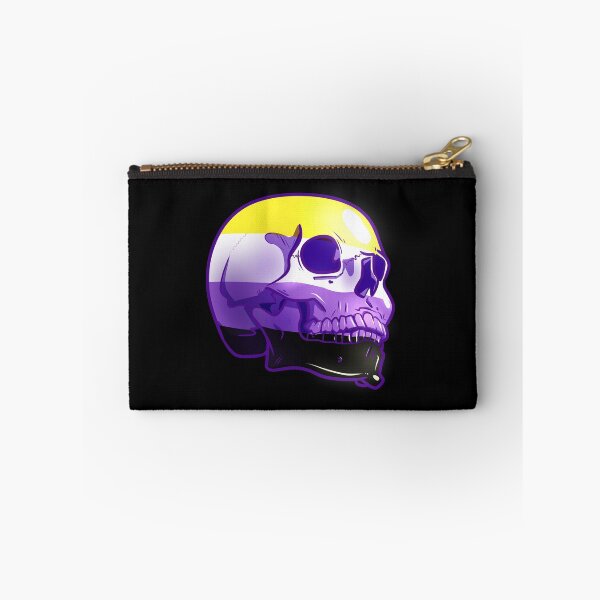Item preview, Nonbinary Pride Skull designed and sold by Duessa.