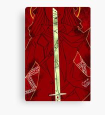 Michonne Tarot Card Canvas Print