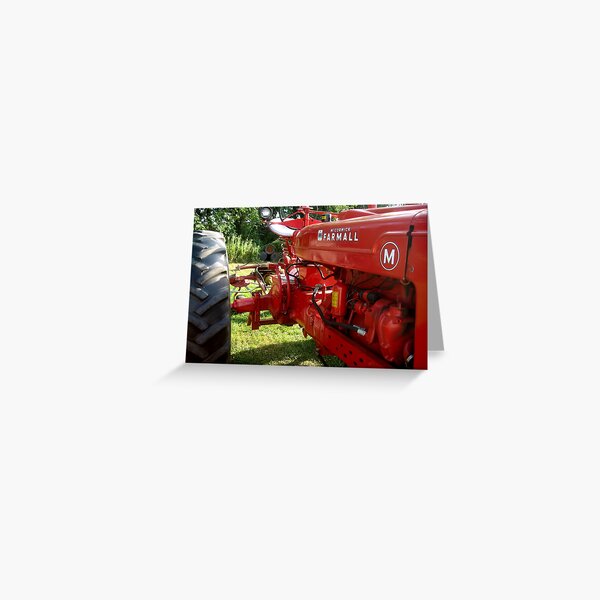 Long Beautiful FARMALL Greeting Card