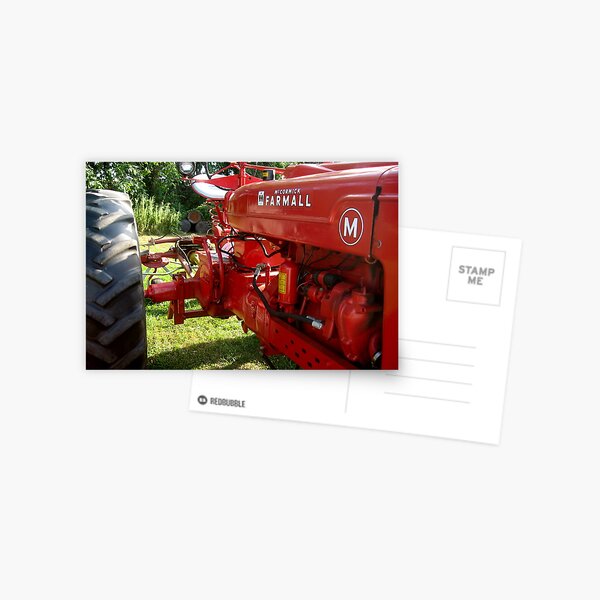 Long Beautiful FARMALL Postcard