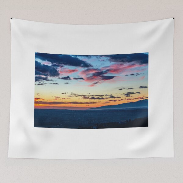 Item preview, Colorful sunset in the italian vineyards designed and sold by zakaz86.