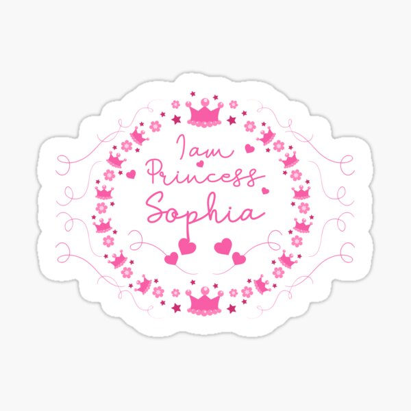 Sophia Birthday Stickers For Sale Redbubble