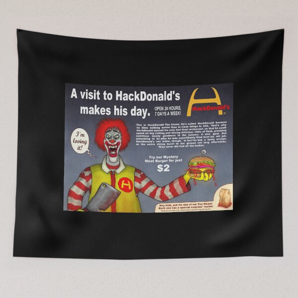 Item preview, HackDonald's designed and sold by MalcolmKirk.