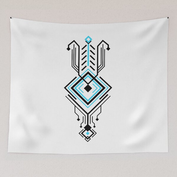 Item preview, Sci fi Tribal tattoo design designed and sold by mrhighsky.