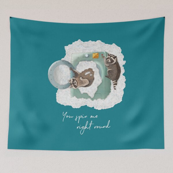 Item preview, Raccoon Washing Machine - You spin me right round designed and sold by Sina Holste.