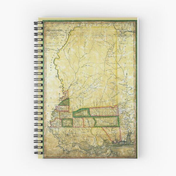 Item preview, Map of Mississippi by John Melish (1820) designed and sold by allhistory.