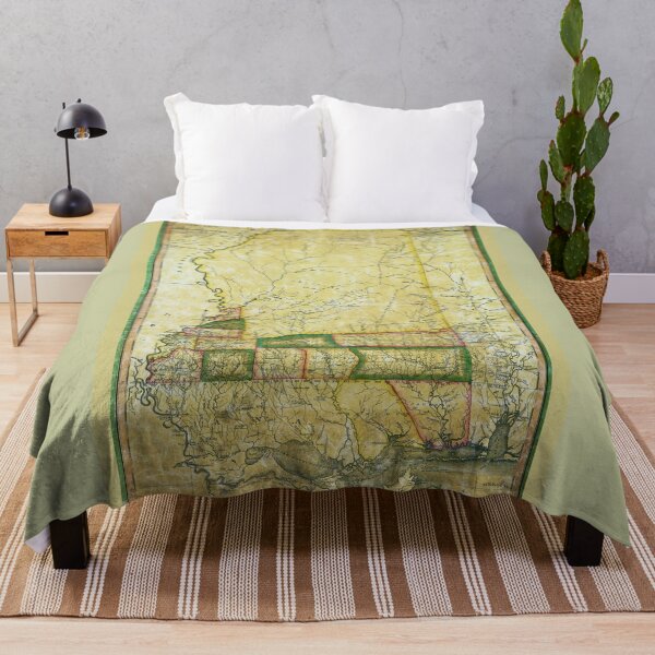 Item preview, Map of Mississippi by John Melish (1820) designed and sold by allhistory.