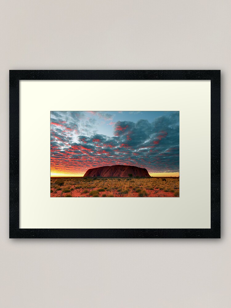 Alternate view of Ayers Rock (Uluru) Sunrise, Australia Framed Art Print