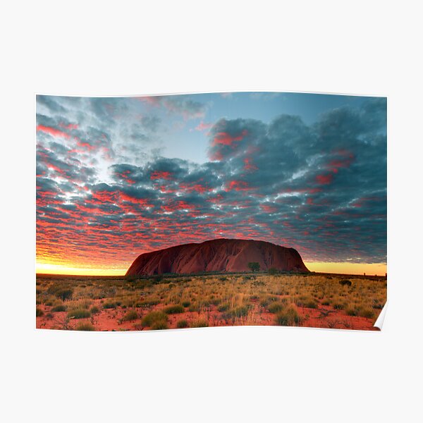 Ayers Rock (Uluru) Sunrise, Australia Poster