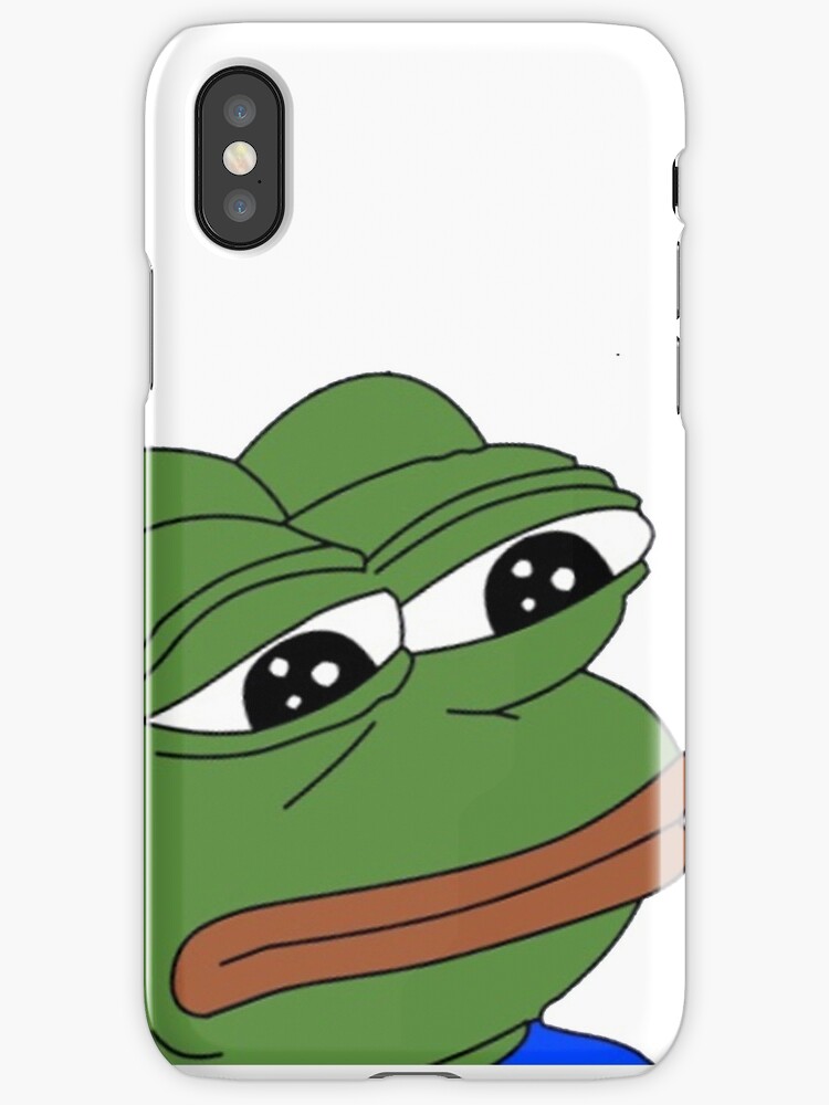 Pepe The Frog iPhone Cases Skins by simplyathena