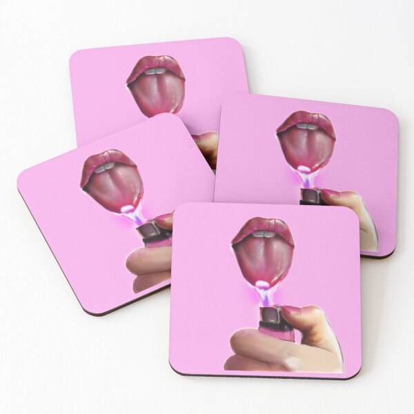 Item preview, Lips Only I Am A God Crazy Pink designed and sold by ArtInPi.