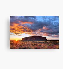Ayers Rock (Uluru) Sunrise, Australia Canvas Print