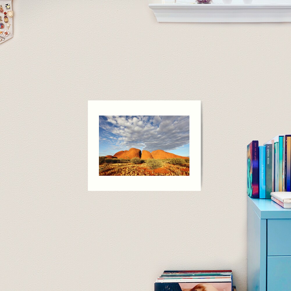 The Olgas (Kata Tjuta), Sunset, Australia Art Print