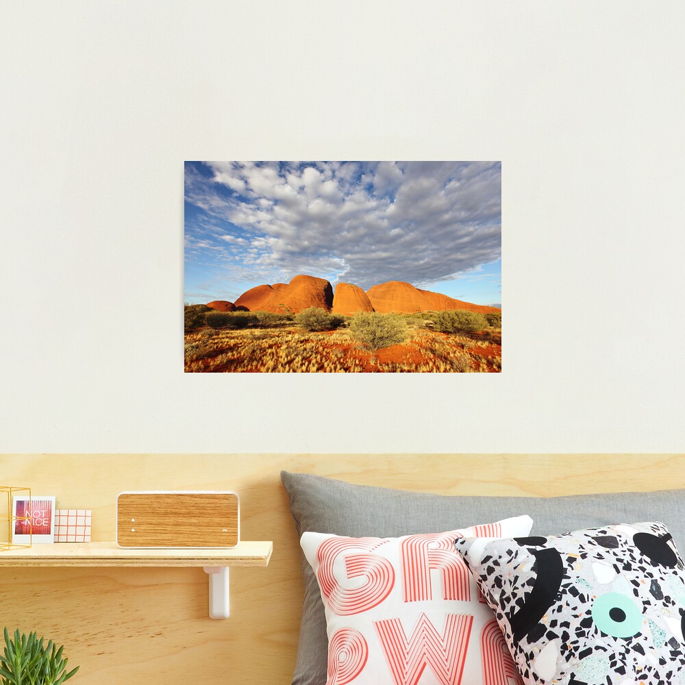 The Olgas (Kata Tjuta), Sunset, Australia Photographic Print
