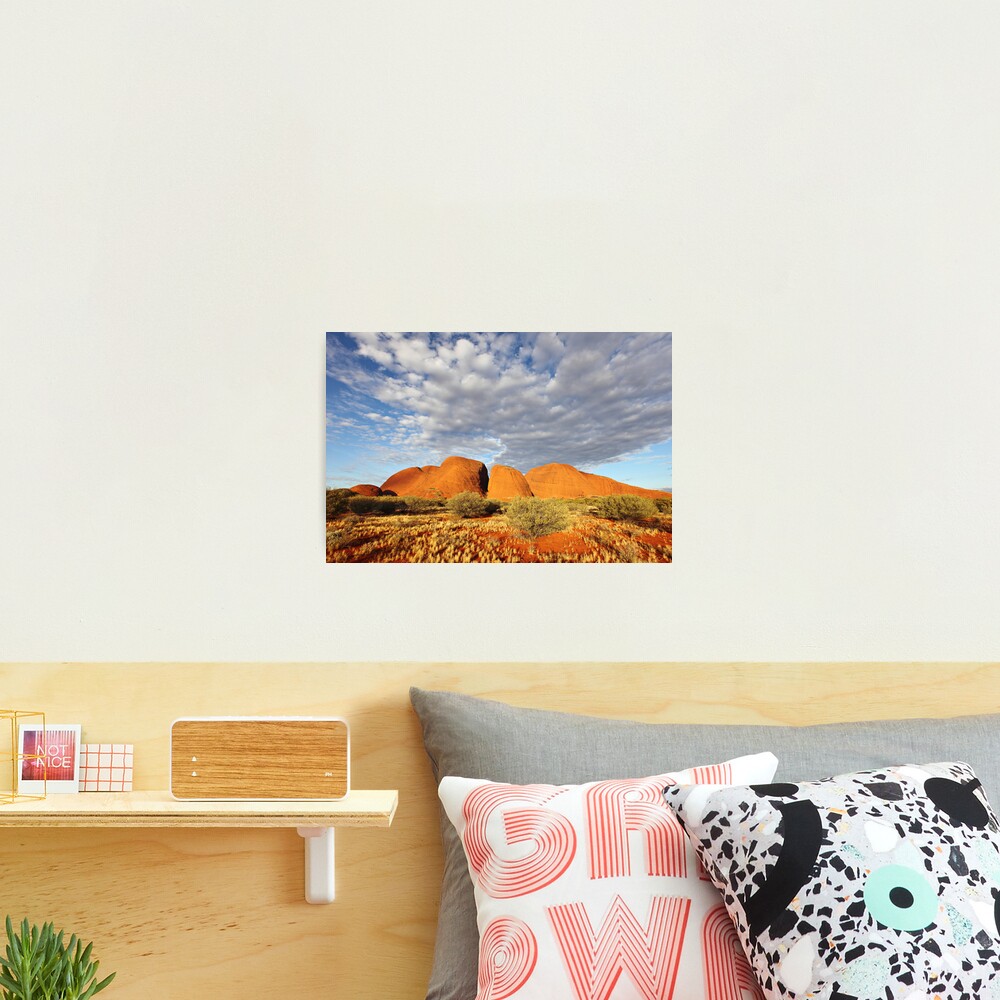 The Olgas (Kata Tjuta), Sunset, Australia Photographic Print