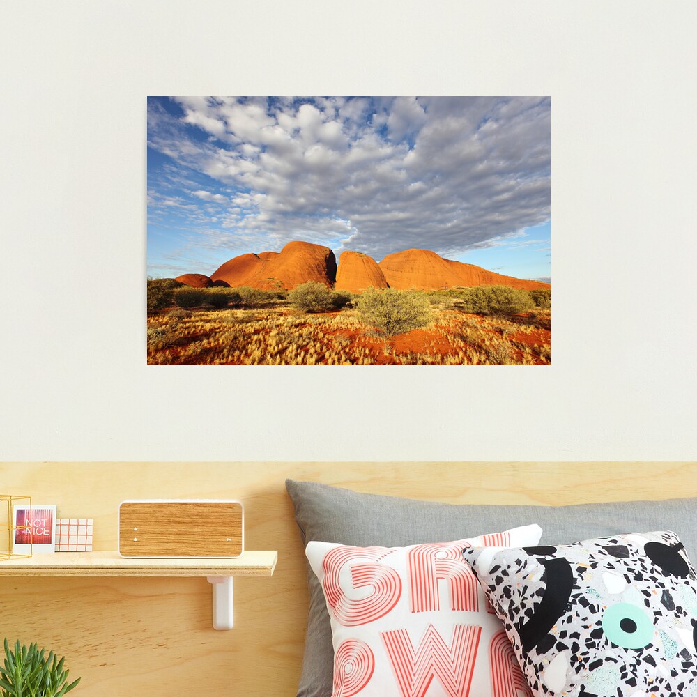 The Olgas (Kata Tjuta), Sunset, Australia Photographic Print