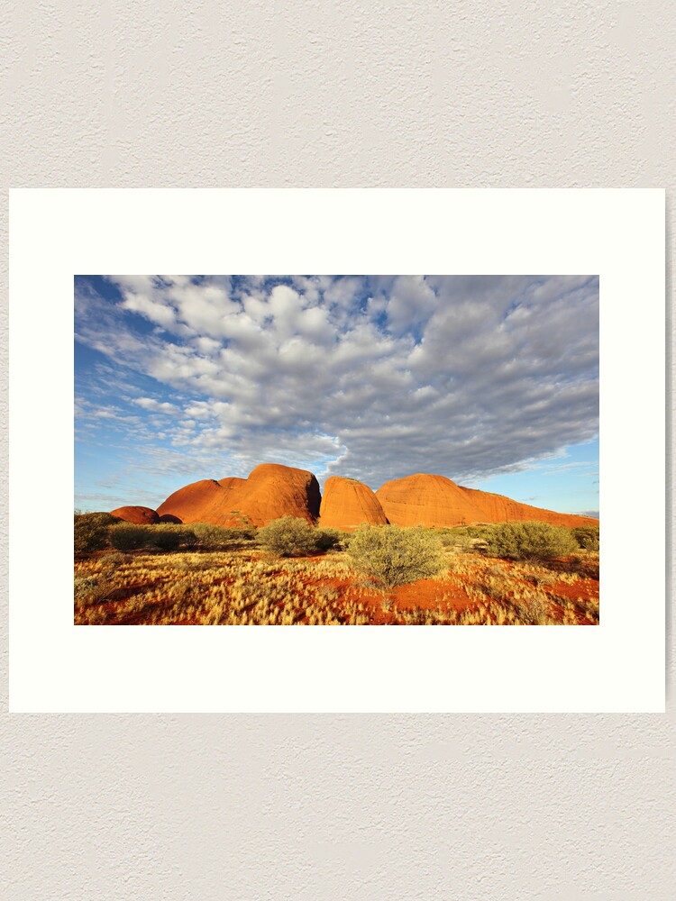Alternate view of The Olgas (Kata Tjuta), Sunset, Australia Art Print
