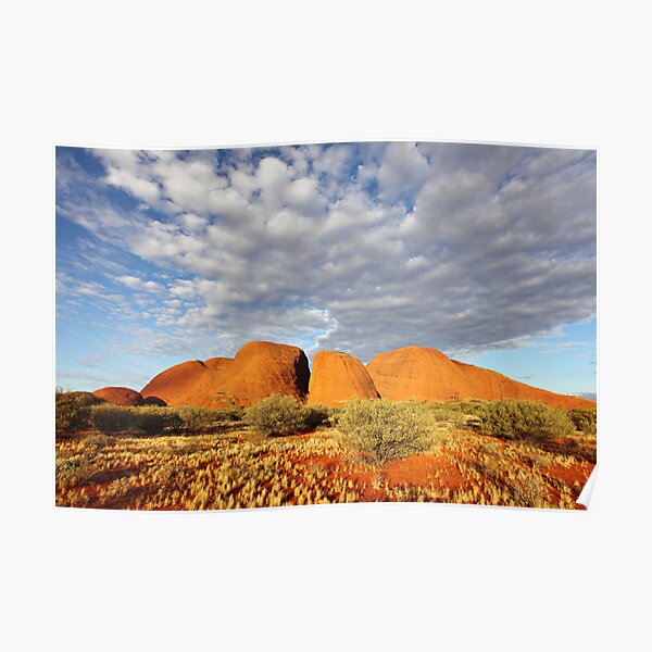 The Olgas (Kata Tjuta), Sunset, Australia Poster