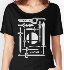 Smash Swords White Women's Relaxed Fit T-Shirt