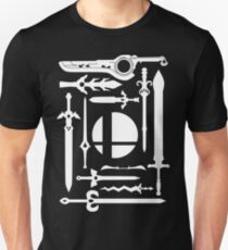 Smash Swords White Unisex T-Shirt