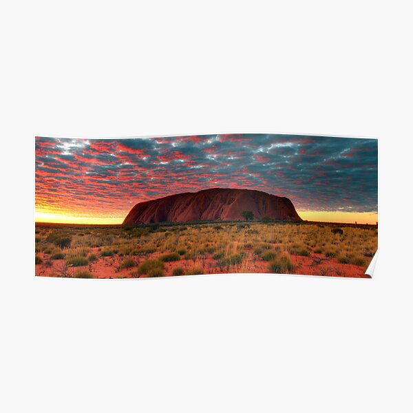 Ayers Rock (Uluru) Sunrise, Australia Poster