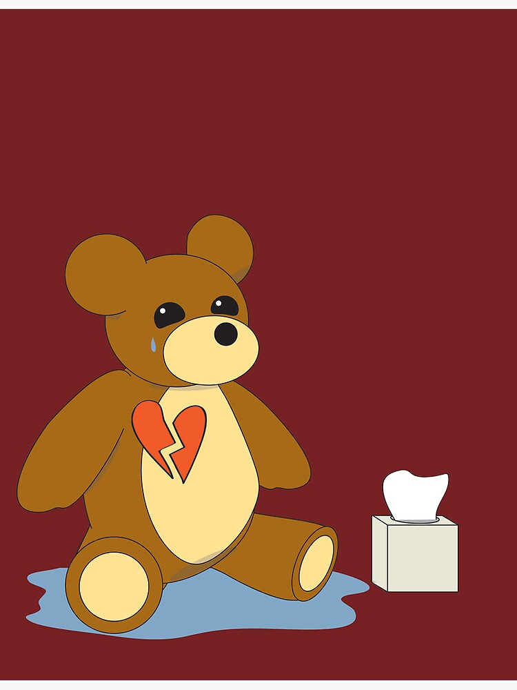 teddy bear broken heart