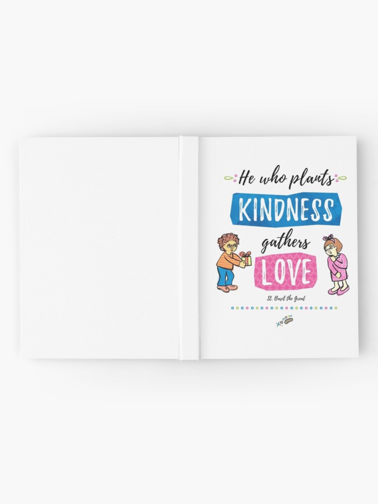 Alternate view of St. Basil quote Hardcover Journal