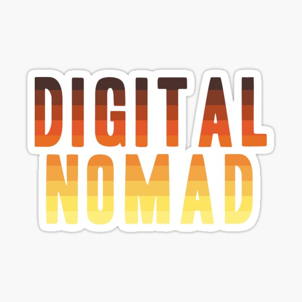 Digital Nomad Sticker