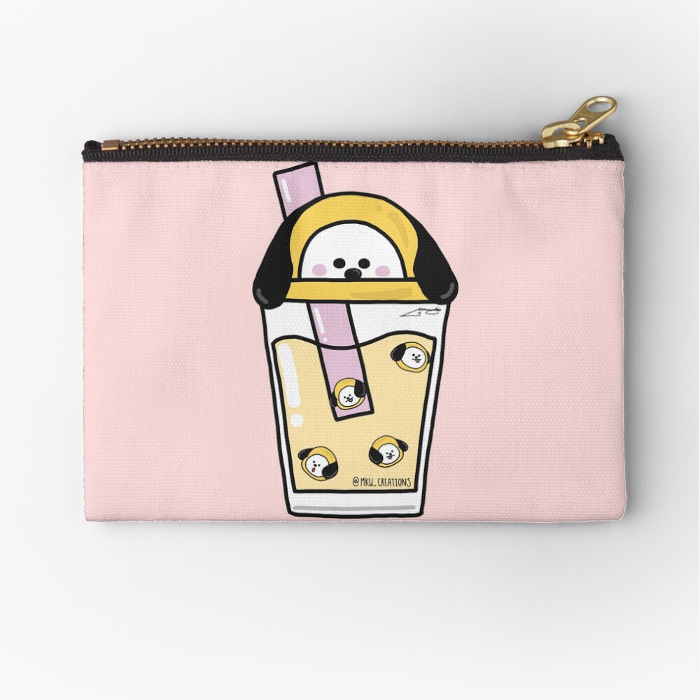 BT21 bubble tea (Chimmy ver.) Zipper Pouch