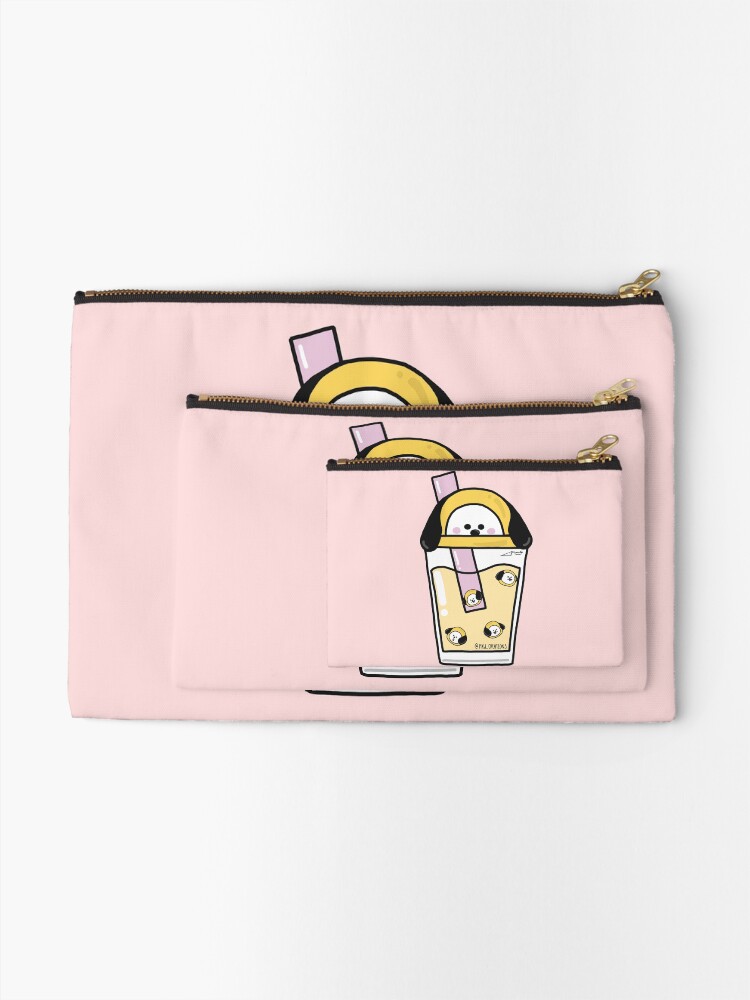 Alternate view of BT21 bubble tea (Chimmy ver.) Zipper Pouch