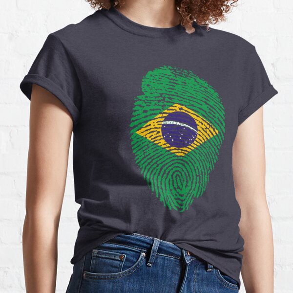 Country Flag Shirts & Gifts Brazil Flag-Cool Brazilian Graphic Throw Pillow 16x16 Multicolor