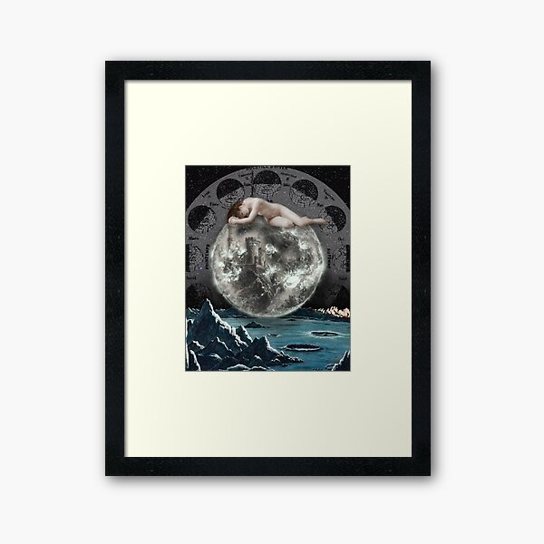 You Said I Killed You--Haunt Me, Then. Framed Art Print