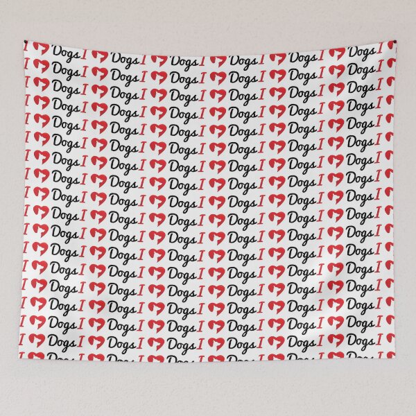 Item preview, I love dogs designed and sold by ChicTea.