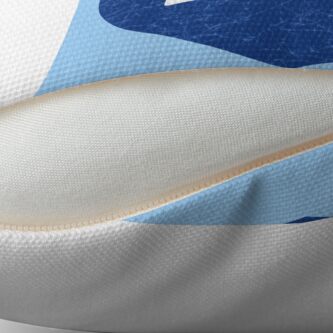 Alternate view of Royal Blue KC Blue Heart Kansas City Hearts I Love Kc heart Kansas city KC Face mask Kansas City facemask Floor Pillow