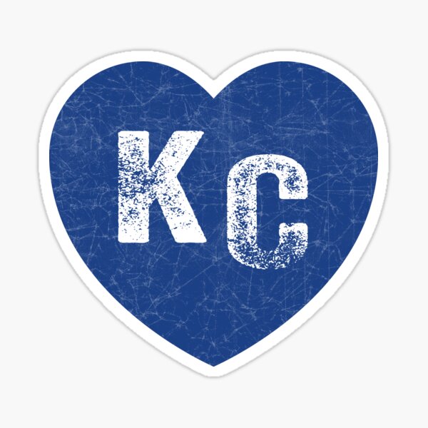 Kc Heart Stickers for Sale