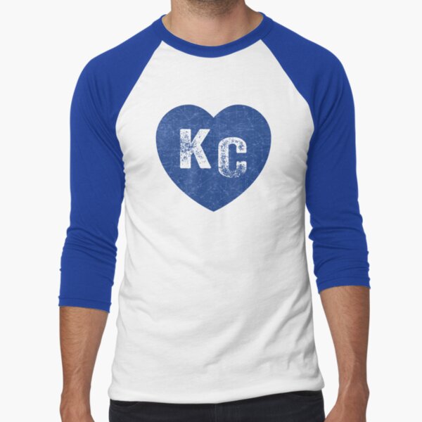 Royal Blue KC Blue Heart Kansas City Hearts I Love Kc heart Kansas city KC  Face mask Kansas City facemask | Art Board Print