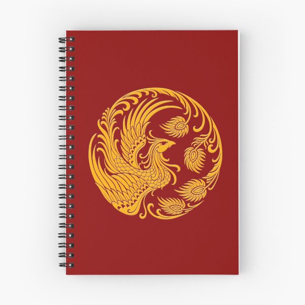 Item preview, Traditional Yellow Chinese Phoenix Circle designed and sold by JeffBartels.