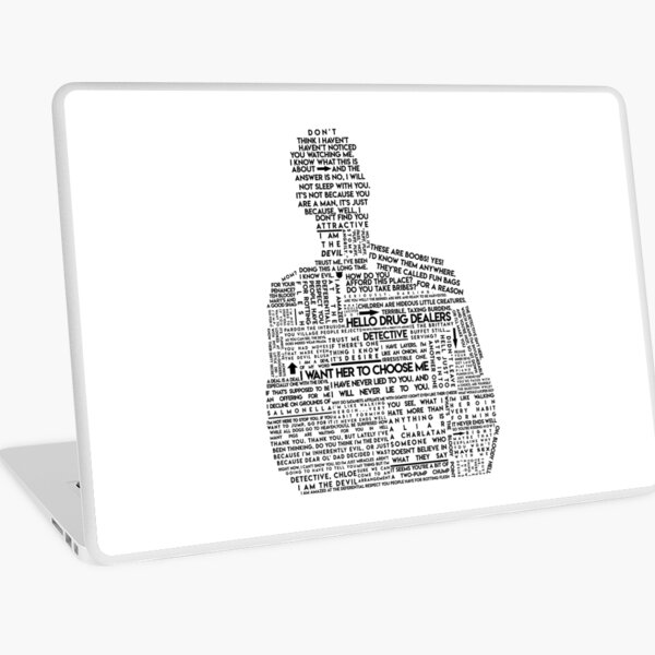 Luzifer Morningstar Typografie Laptop Folie