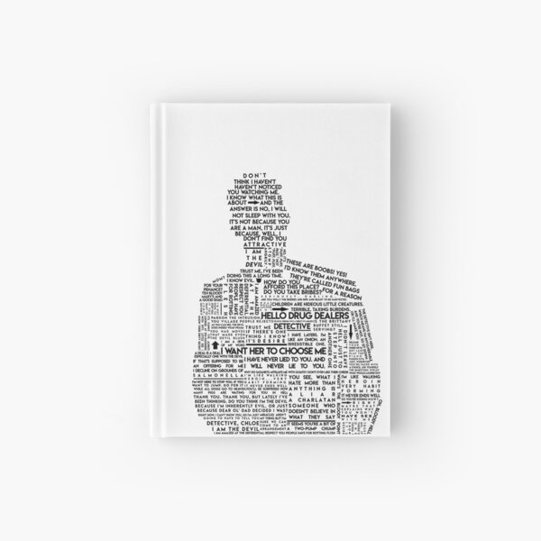 Tipografía Lucifer Morningstar Cuaderno de tapa dura